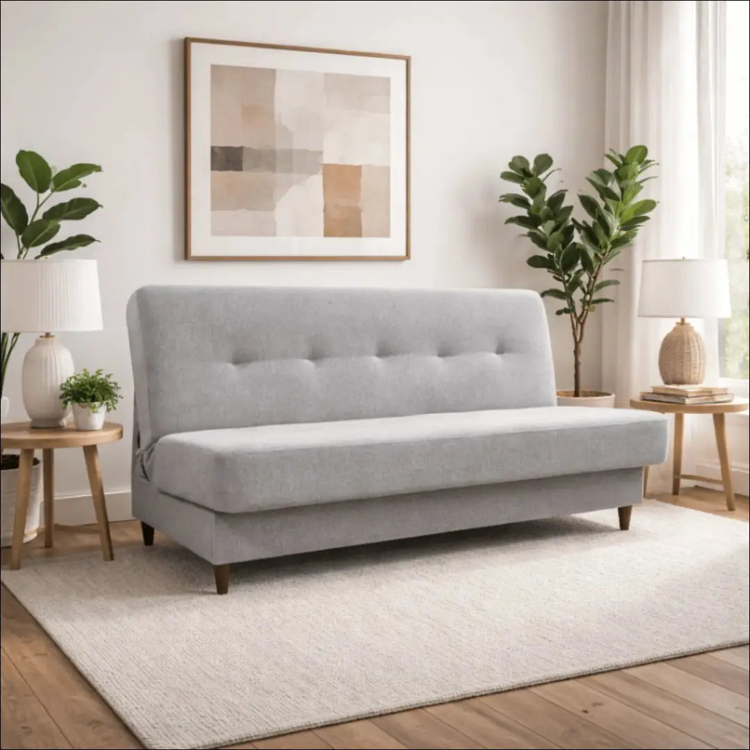 Sofa-lova su audiniu pilkos spalvos TE1178 - €536 Save 15% __label:Pristatymas 5-14 d.d., elite, over-200,