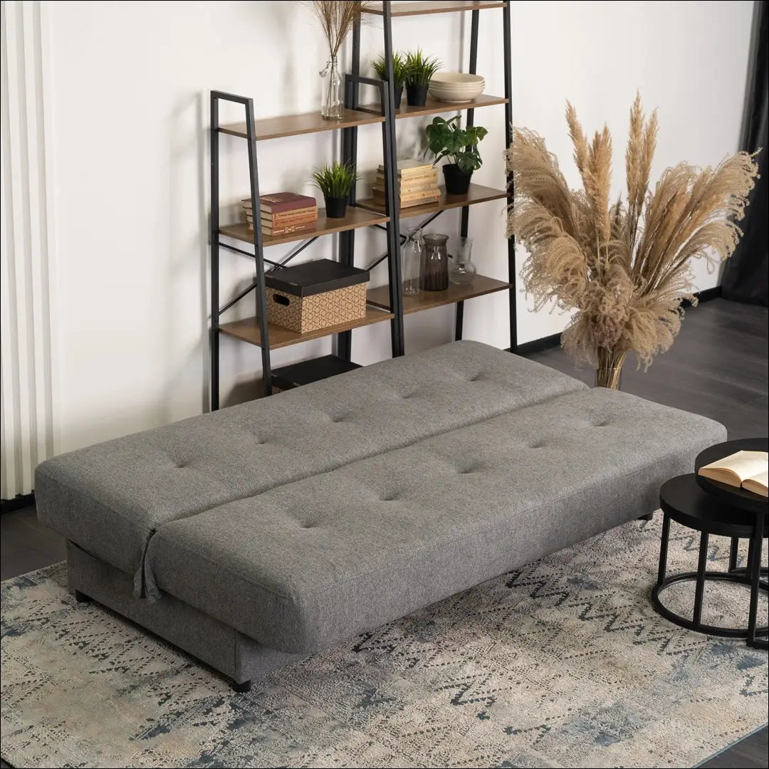 Sofa-lova su audiniu pilkos spalvos TE272 - €532 Save 15% __label:Pristatymas 5-14 d.d., elite, over-200, spalva-pilka,