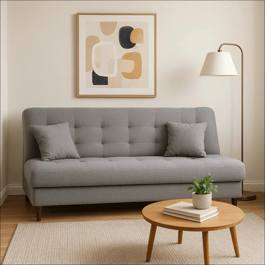 Sofa-lova su audiniu pilkos spalvos TE434 - €623 Save 15% __label:Pristatymas 5-14 d.d., elite, over-200, spalva-pilka,