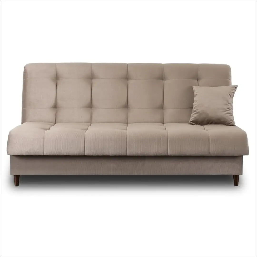 Sofa-lova su audiniu smėlio spalvos TE440 - €653 Save 15% __label:Pristatymas 5-14 d.d., elite, over-200,