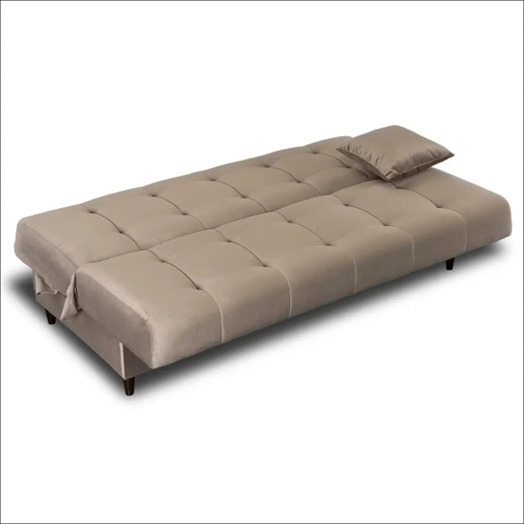Sofa-lova su audiniu smėlio spalvos TE440 - €653 Save 15% __label:Pristatymas 5-14 d.d., elite, over-200,
