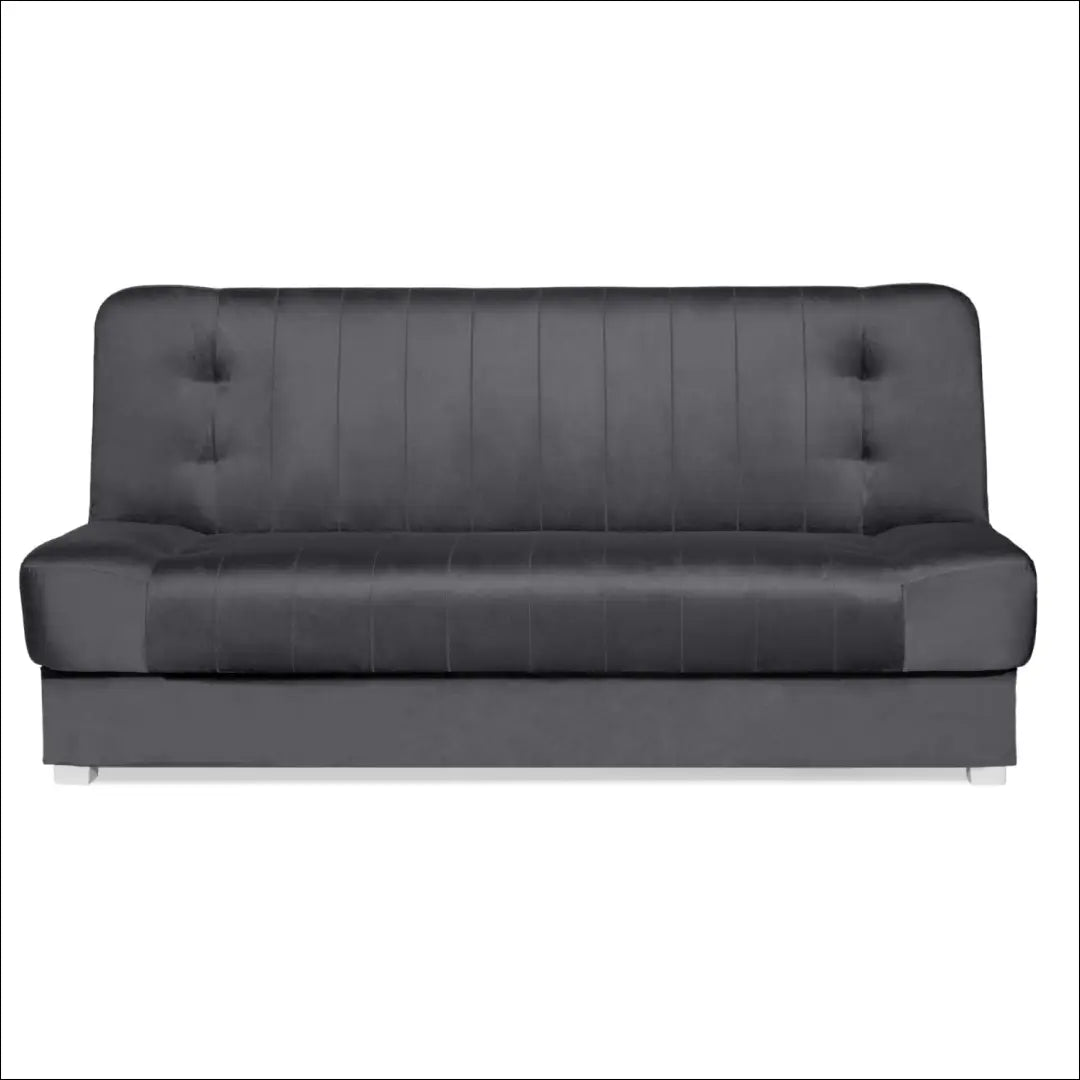 Sofa-lova su veliūro audiniu pilkos spalvos / smėlio TE1167 - €579 Save 15% __label:Pristatymas 5-14 d.d., elite,