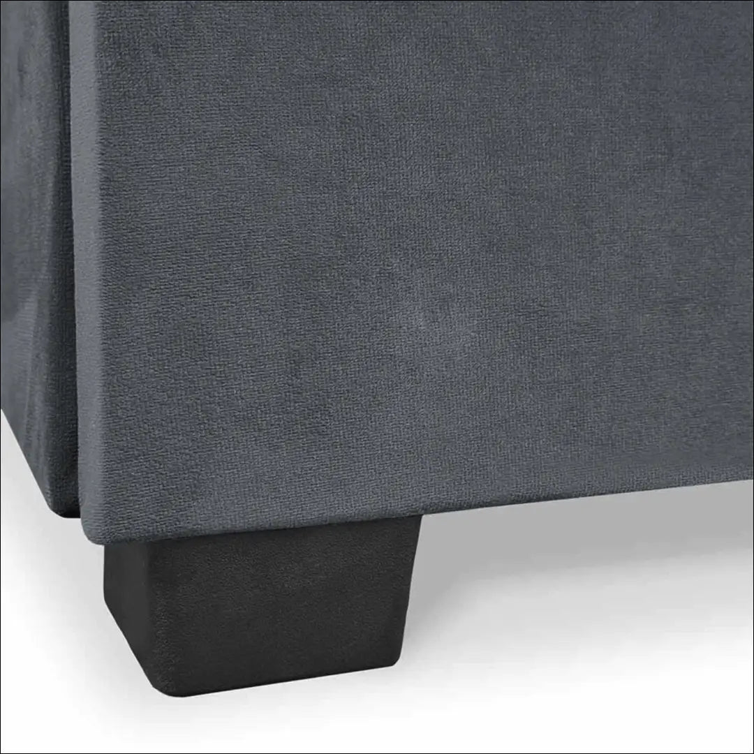 Sofa-lova su veliūro audiniu pilkos spalvos TE549 - €547 Save 15% __label:Pristatymas 5-14 d.d., elite, over-200,