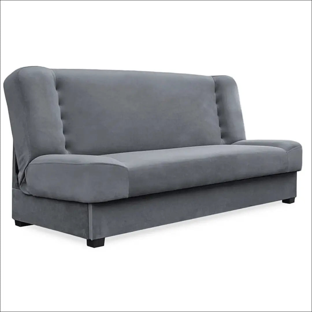 Sofa-lova su veliūro audiniu pilkos spalvos TE549 - €547 Save 15% __label:Pristatymas 5-14 d.d., elite, over-200,