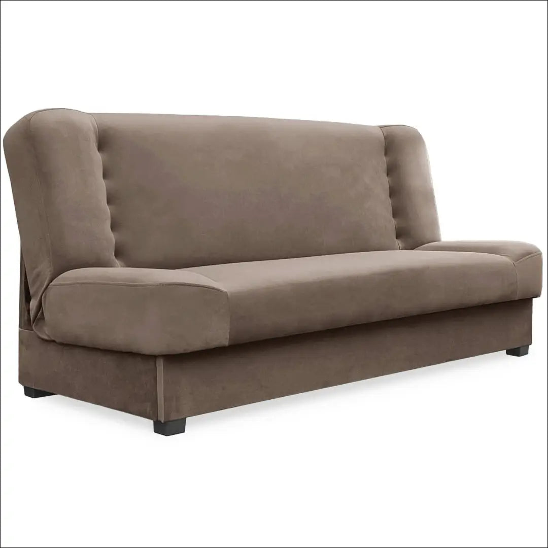 Sofa-lova su veliūro audiniu smėlio spalvos TE654 - €547 Save 15% __label:Pristatymas 5-14 d.d., elite, over-200,