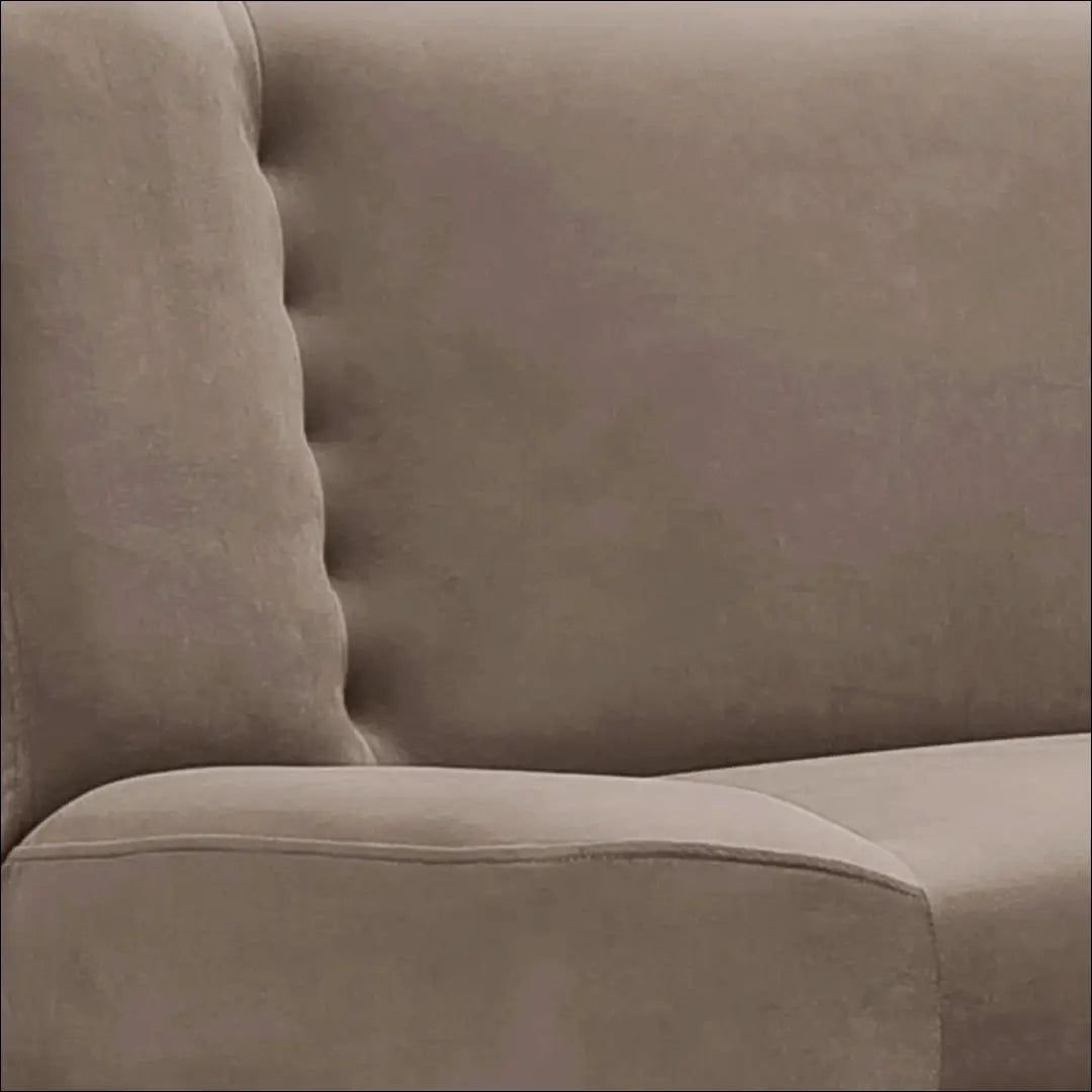 Sofa-lova su veliūro audiniu smėlio spalvos TE654 - €547 Save 15% __label:Pristatymas 5-14 d.d., elite, over-200,
