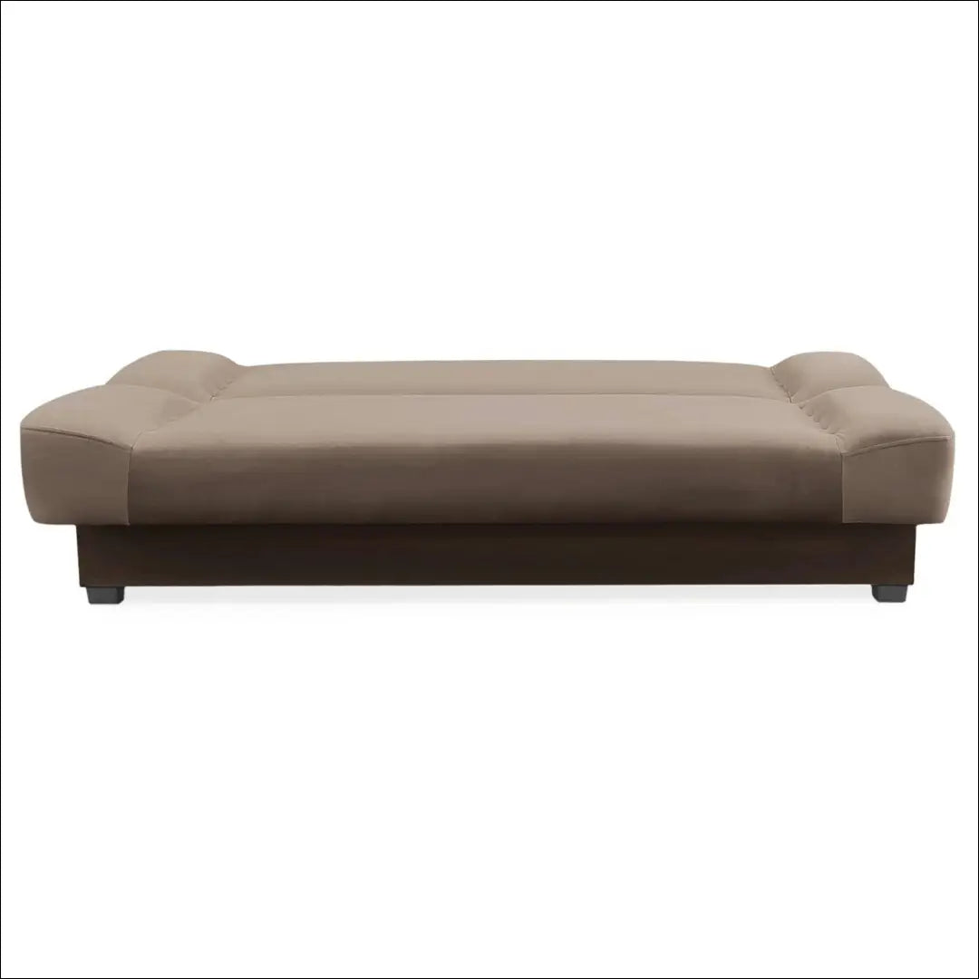 Sofa-lova su veliūro audiniu smėlio spalvos TE654 - €547 Save 15% __label:Pristatymas 5-14 d.d., elite, over-200,