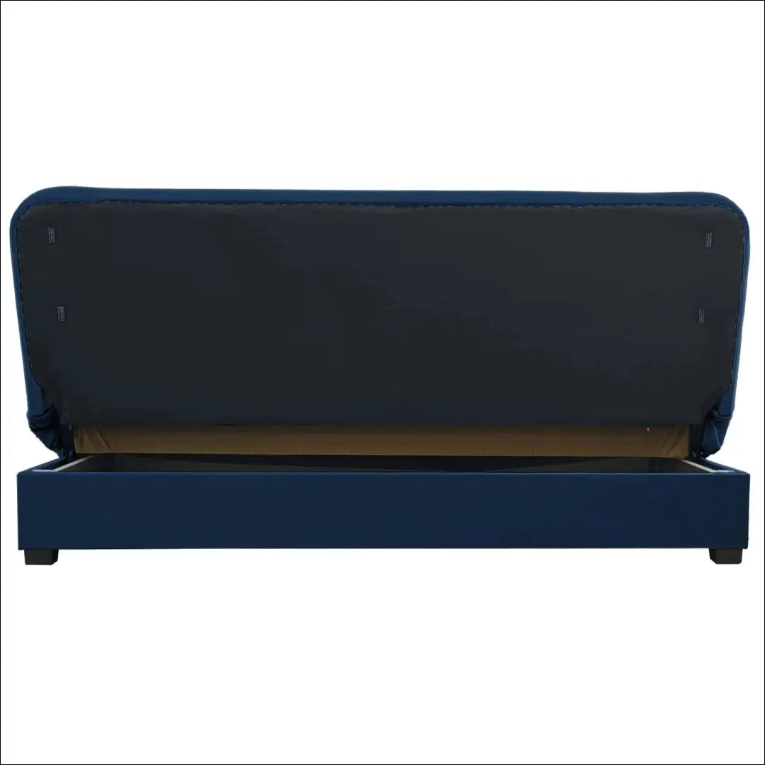 Sofa-lova su veliūro audiniu tamsiai mėlynos spalvos TE679 - €547 Save 15% __label:Pristatymas 5-14 d.d., elite,