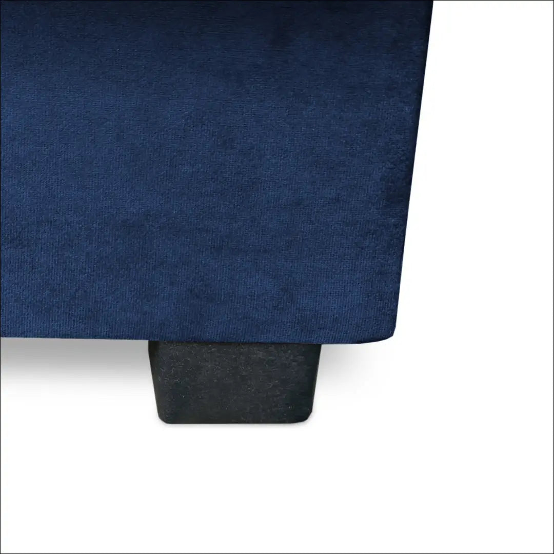 Sofa-lova su veliūro audiniu tamsiai mėlynos spalvos TE682 - €608 Save 15% __label:Pristatymas 5-14 d.d., elite,