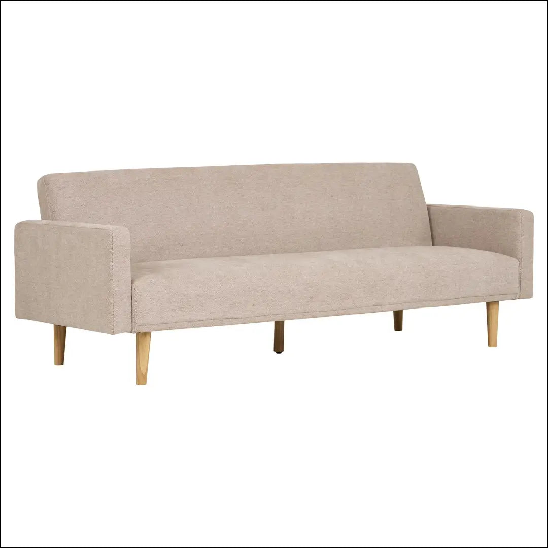 Sofa-lova tamsiai smėlio spalvos natūralios kojos RD231 - €358 Save 15% nordic, over-200, Sofa beds, Tamsiai smėlio,