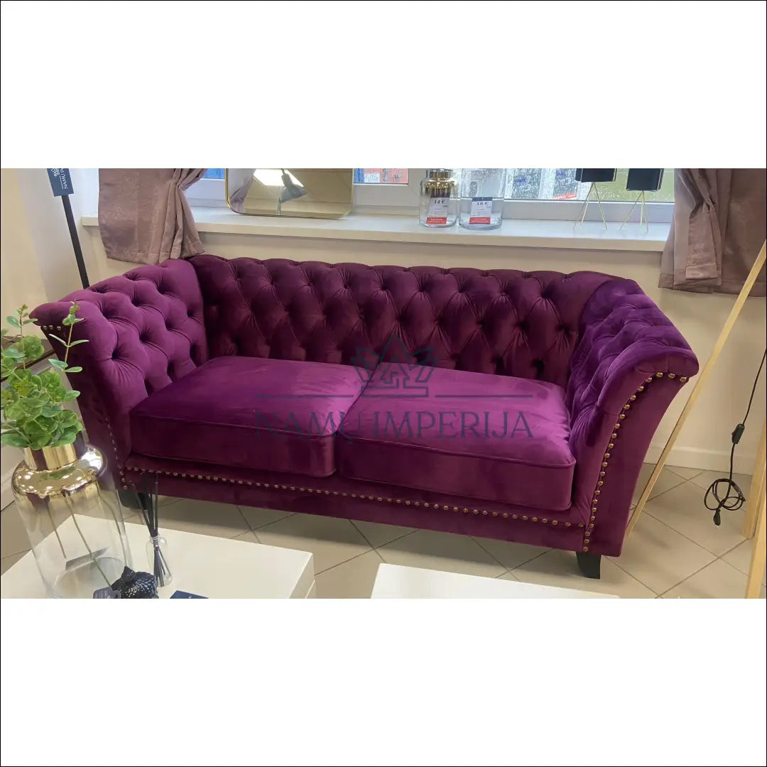 Sofa MI271 - €516 Save 30% __label:Pristatymas 1-2 d.d., color-violetine, material-aksomas, material-poliesteris,