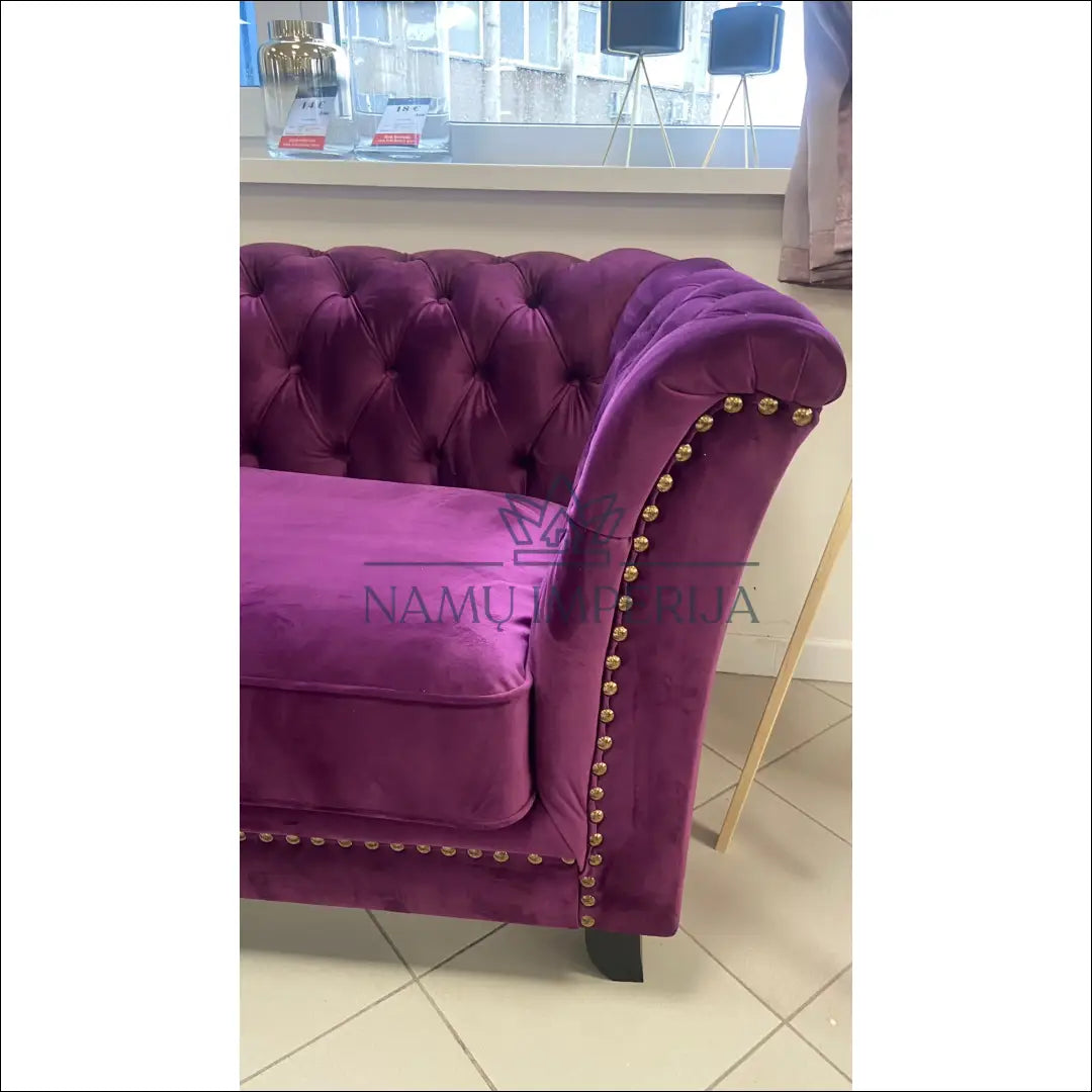 Sofa MI271 - €516 Save 30% __label:Pristatymas 1-2 d.d., color-violetine, material-aksomas, material-poliesteris,