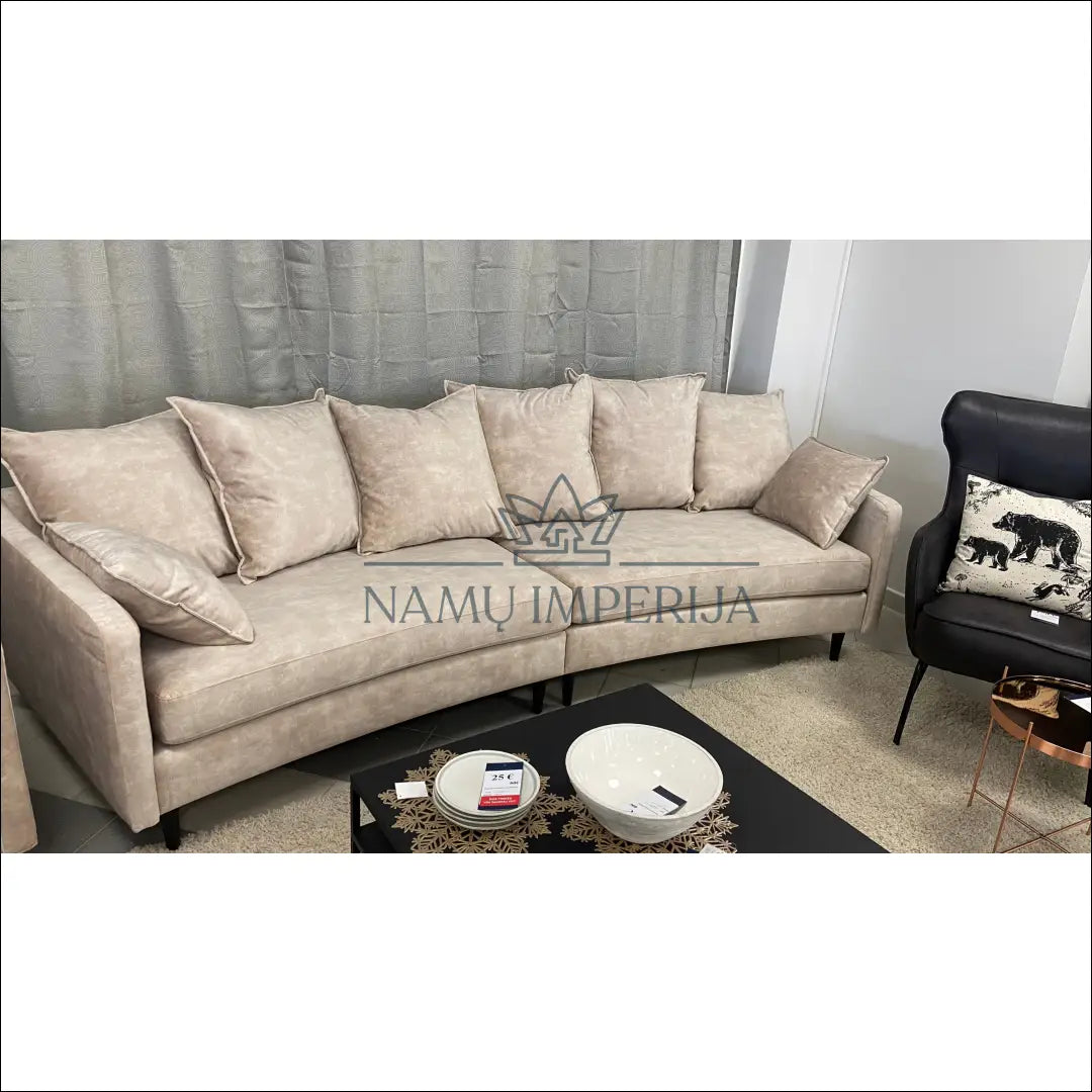 Sofa MI439 - €792 Save 10% __label:Pristatymas 1-2 d.d., color-smelio, material-aksomas, material-gobelenas, minksti