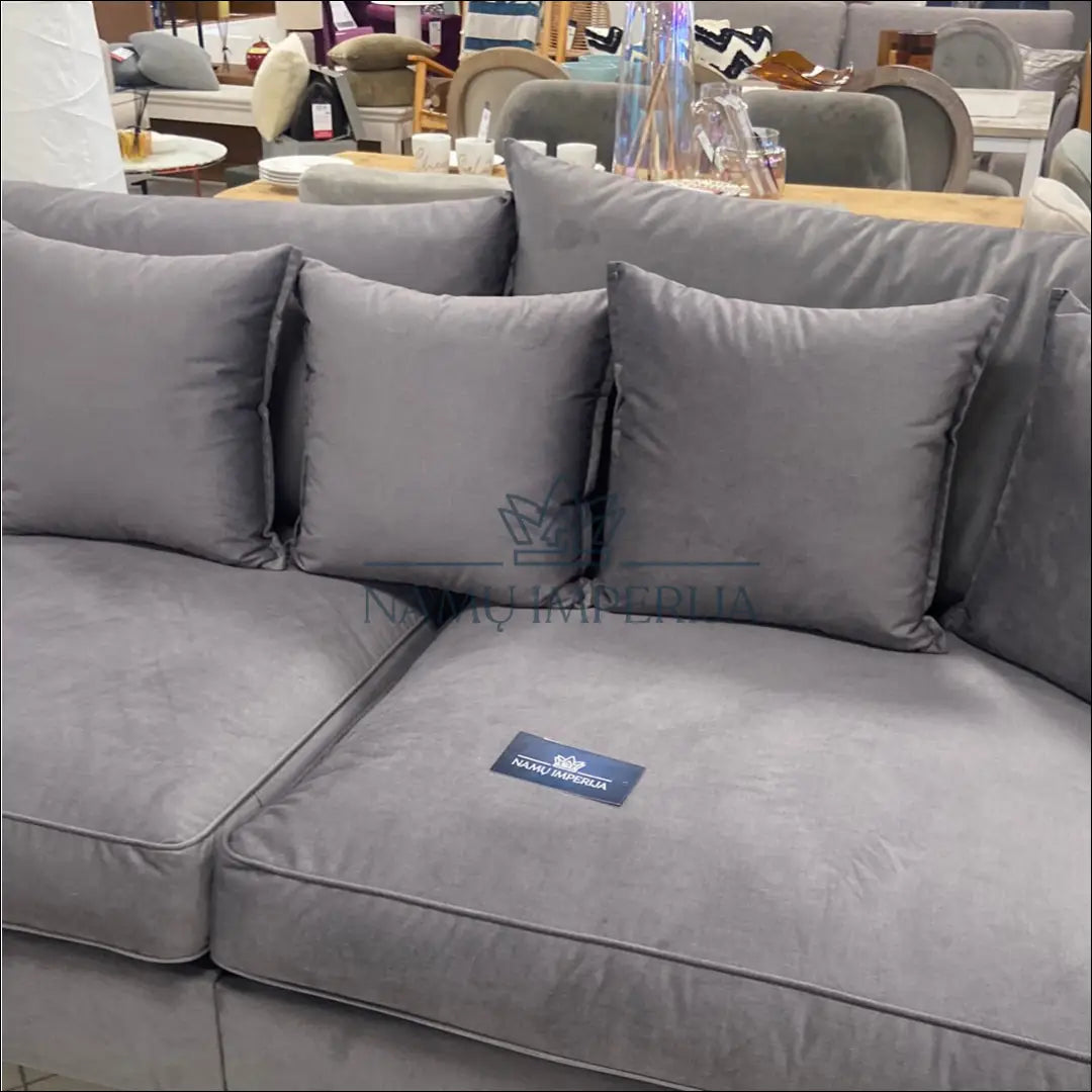 Sofa MI441 - €796 Save 10% __label:Pristatymas 1-2 d.d., color-pilka, material-aksomas, minkšti, notouch10 Virš