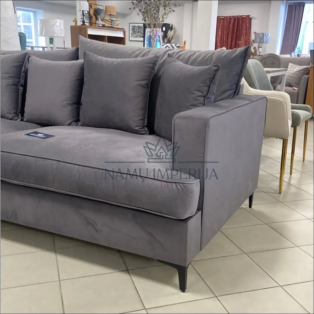 Sofa MI441 - €796 Save 10% __label:Pristatymas 1-2 d.d., color-pilka, material-aksomas, minkšti, notouch10 Virš