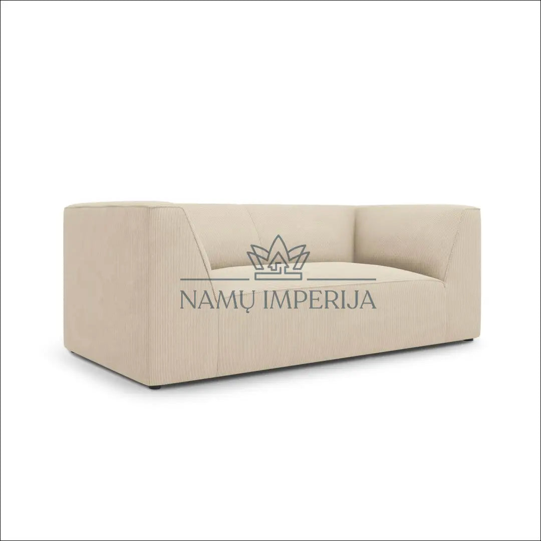 Sofa MI487 - €640 Save 60% __label:Pristatymas 1-2 d.d., color-kremas, material-aksomas, minksti, notouch60 Virš