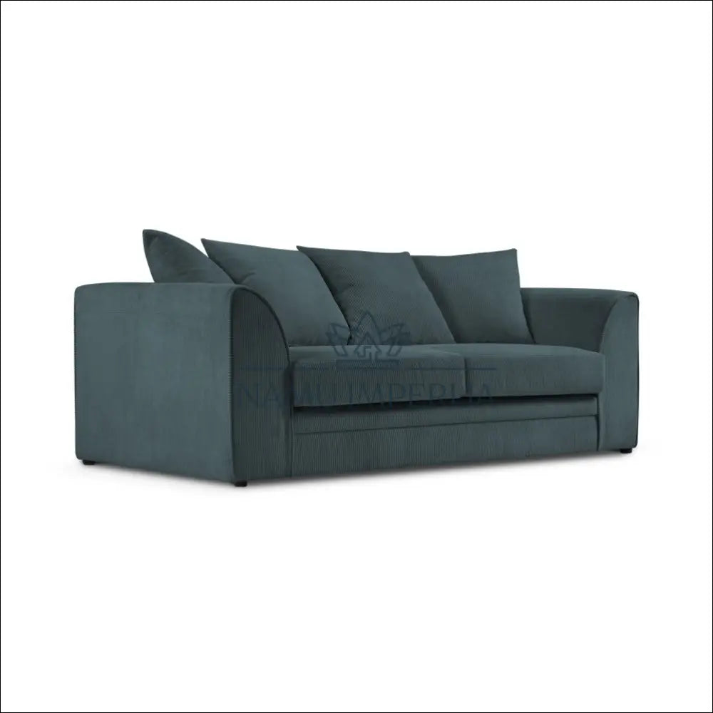 Sofa MI489 - €525 Save 65% __label:Pristatymas 1-2 d.d., color-melyna, material-aksomas, minksti, notouch65 Virš