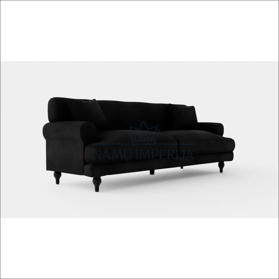 Sofa MI799 - €345 Save 50% __label:Pristatymas 1-2 d.d., color-juoda, material-aksomas, material-poliesteris, minksti