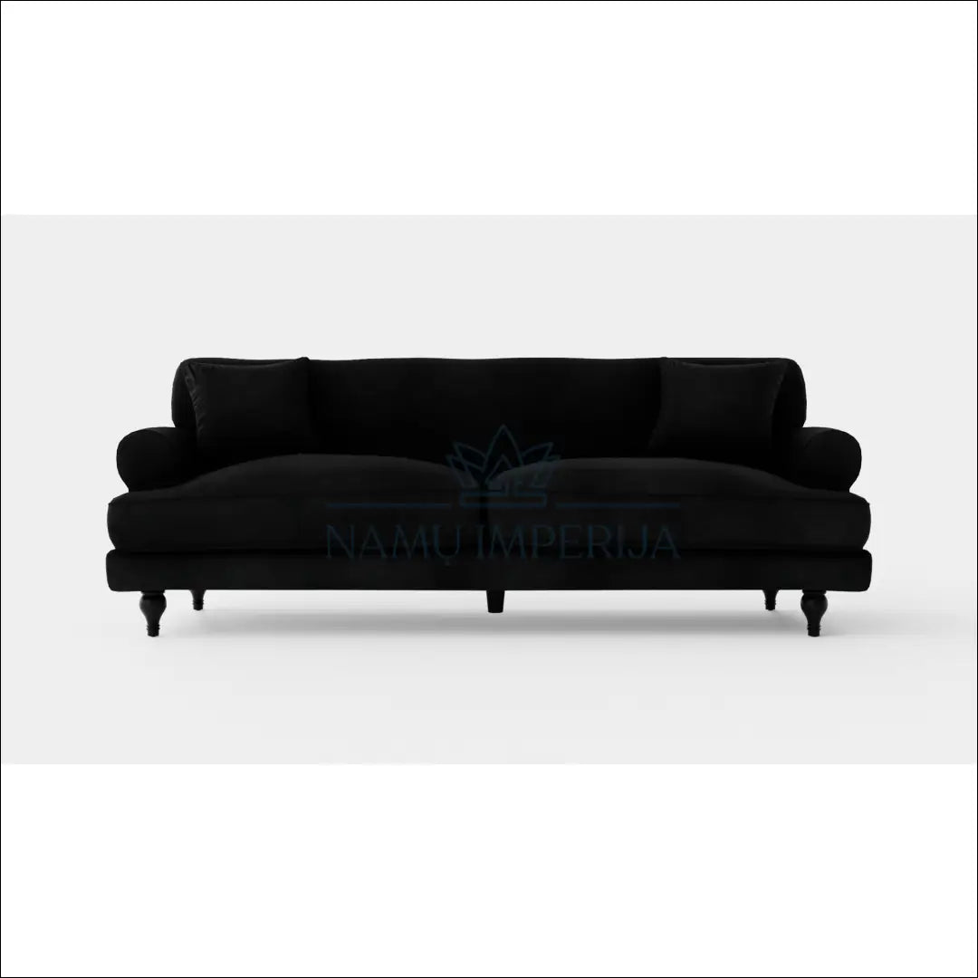 Sofa MI799 - €345 Save 50% __label:Pristatymas 1-2 d.d., color-juoda, material-aksomas, material-poliesteris, minksti