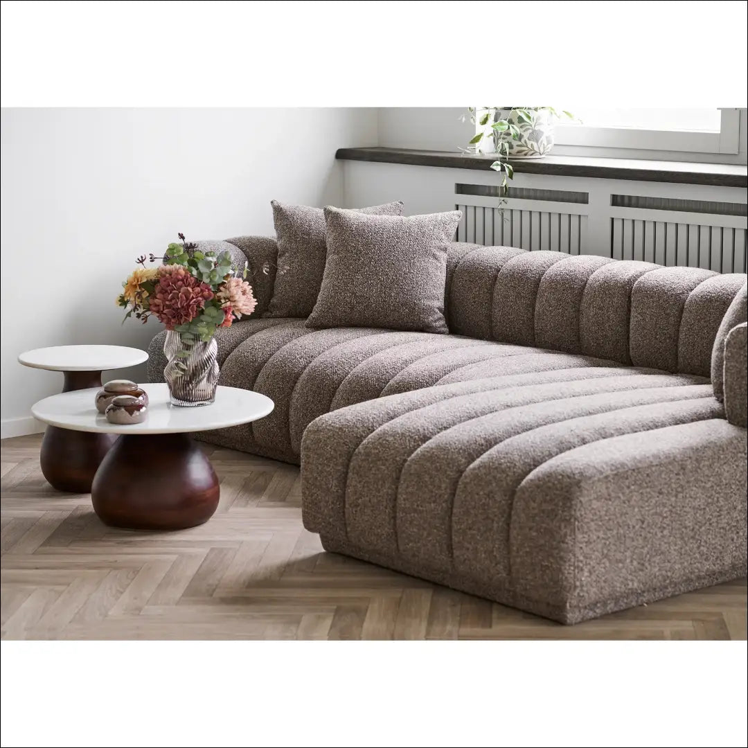 Sofa su 3 pagalvėlėmis dešininė ruda RD160 - €2,253 Save 15% __label:Pristatymas 5-14 d.d., Lounge sofas, nordic,