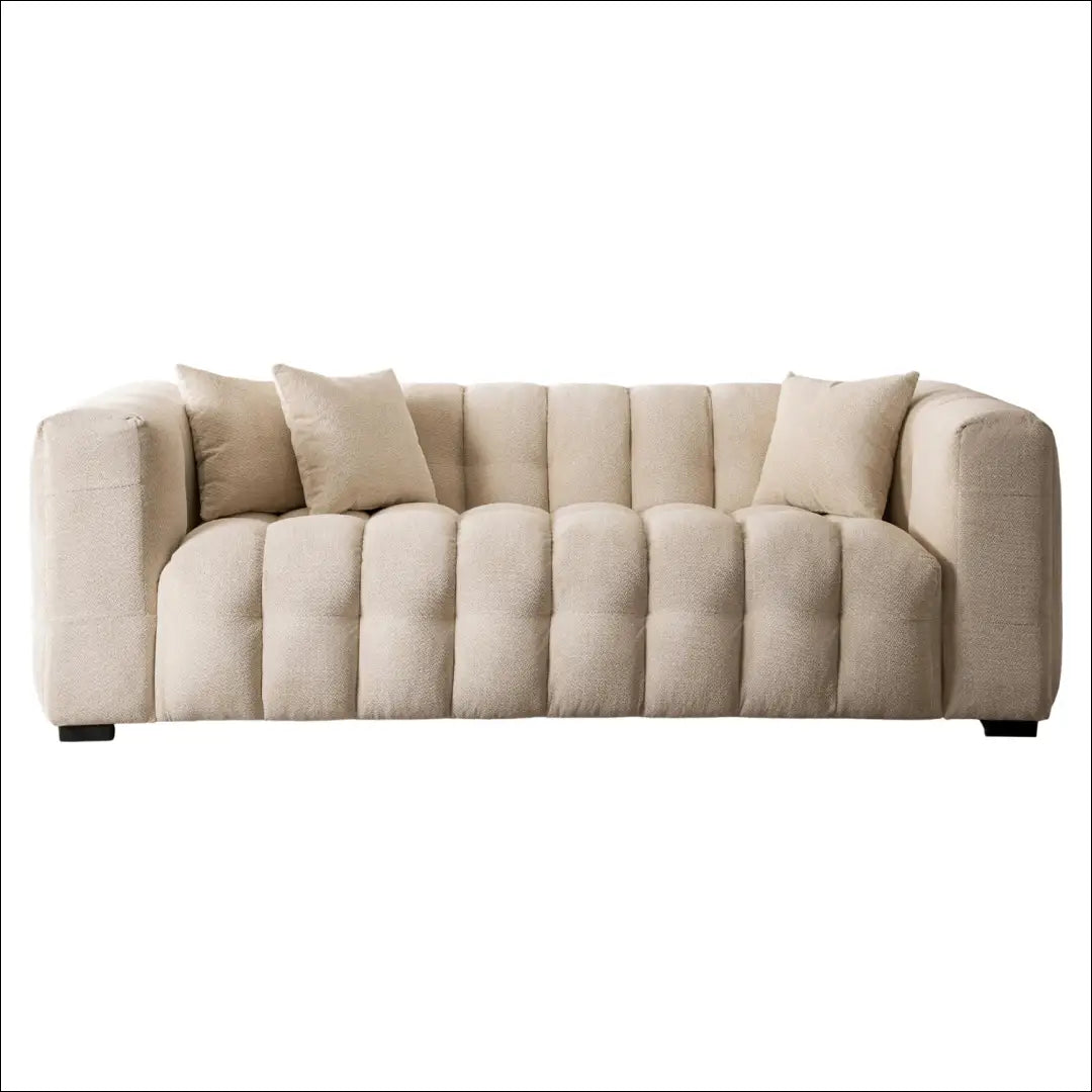 Sofa su audiniu kreminės spalvos TE925 - €1,182 Save 15% __label:Pristatymas 5-14 d.d., elite, over-200,