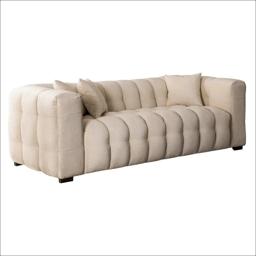 Sofa su audiniu kreminės spalvos TE925 - €1,182 Save 15% __label:Pristatymas 5-14 d.d., elite, over-200,