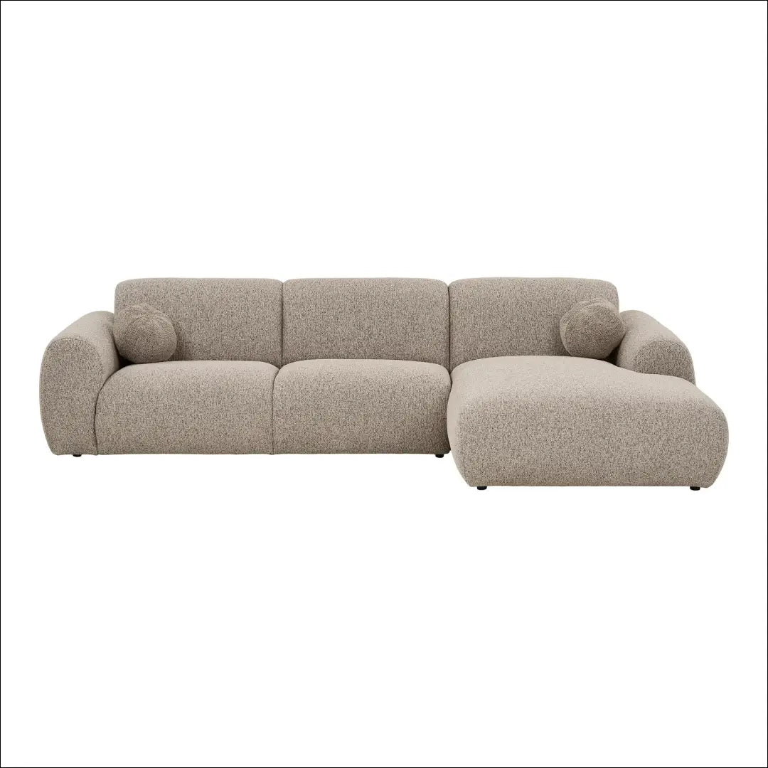 Sofa su dviem pagalvėlėmis dešininė akmens pilkumo RD165 - €2,105 Save 15% __label:Pristatymas 5-14 d.d., Akmens