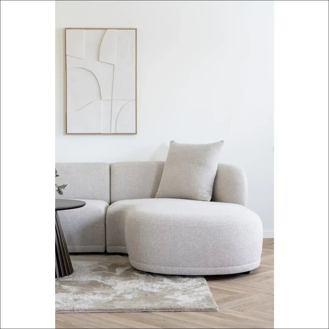 Sofa su dviem pagalvėlėmis dešininė natūralios spalvos RD155 - €2,306 Save 15% __label:Pristatymas 5-14 d.d., Lounge