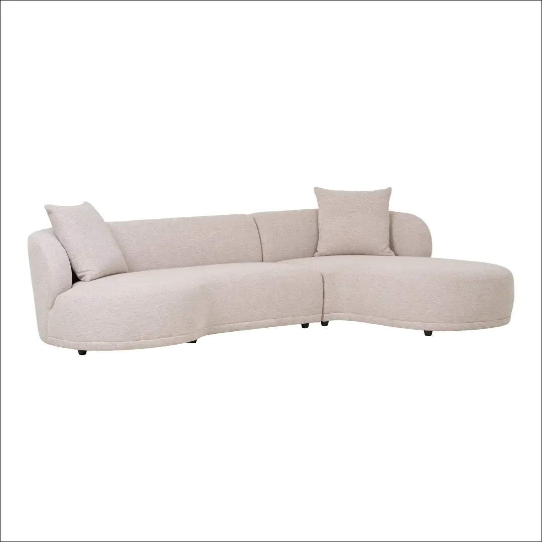 Sofa su dviem pagalvėlėmis dešininė natūralios spalvos RD155 - €2,306 Save 15% __label:Pristatymas 5-14 d.d., Lounge