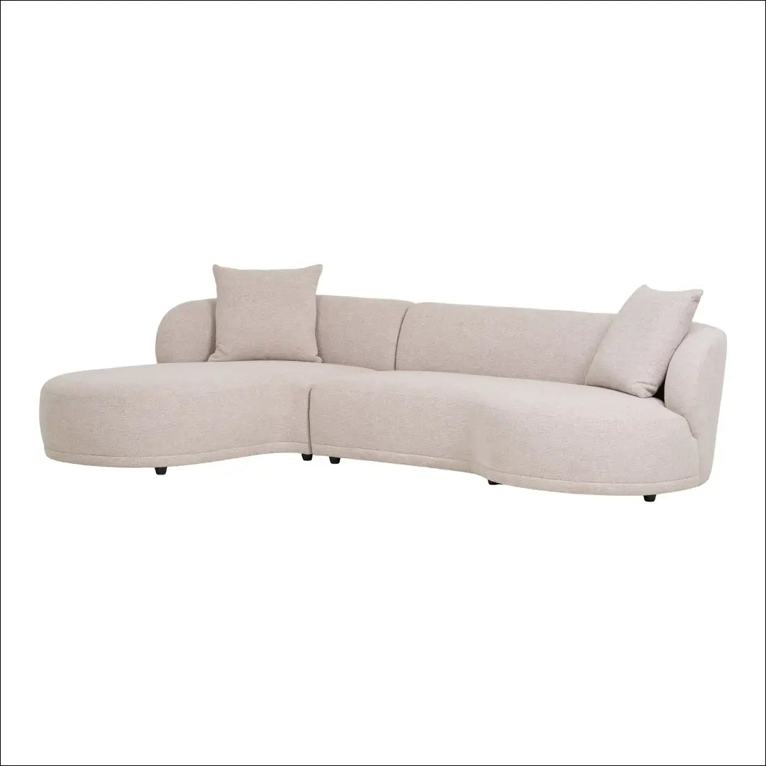 Sofa su dviem pagalvėlėmis kairėn natūralios spalvos RD153 - €2,306 Save 15% __label:Pristatymas 5-14 d.d., Lounge