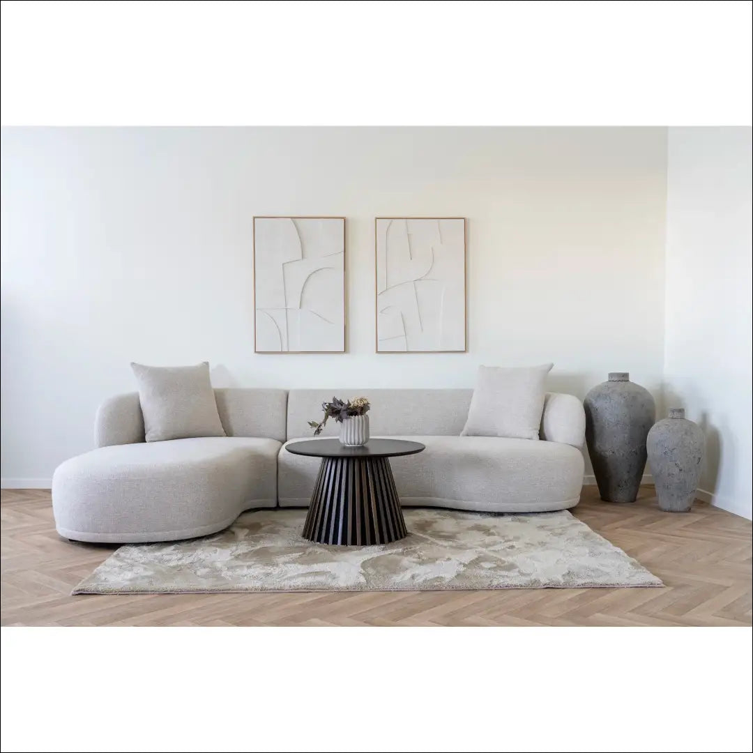 Sofa su dviem pagalvėlėmis kairėn natūralios spalvos RD153 - €2,306 Save 15% __label:Pristatymas 5-14 d.d., Lounge