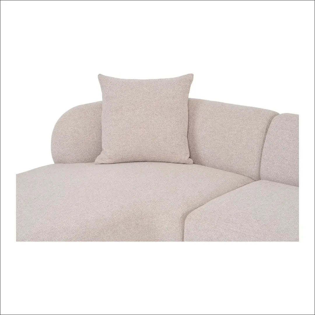 Sofa su dviem pagalvėlėmis kairėn natūralios spalvos RD153 - €2,306 Save 15% __label:Pristatymas 5-14 d.d., Lounge