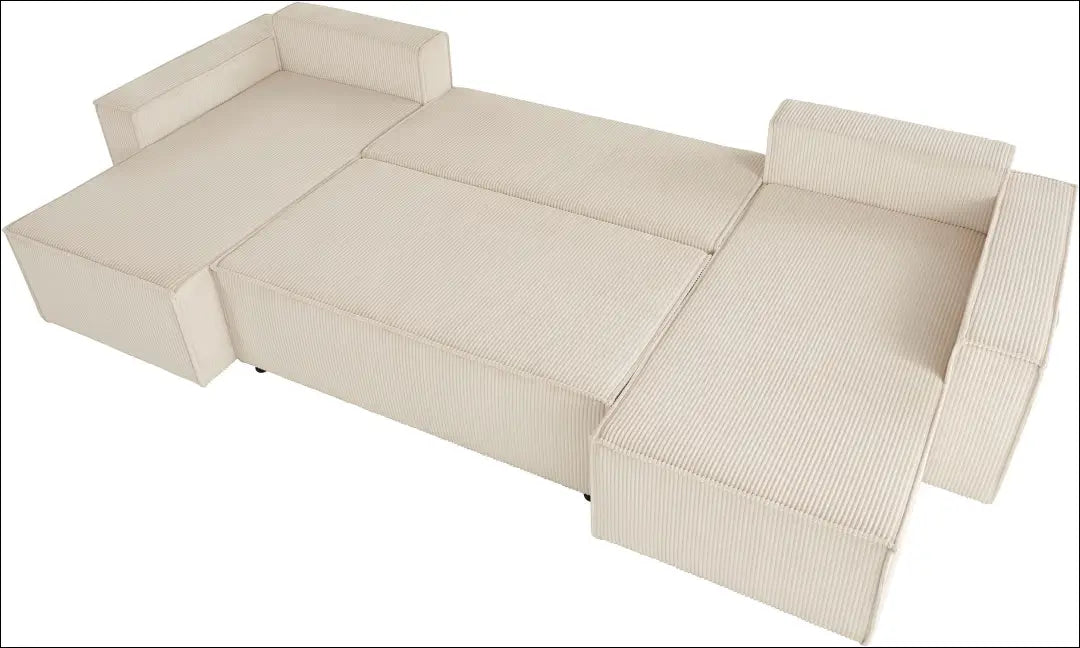 Sofa su miegama funkcija MI888 - €700 Save 50% __label:Pristatymas 1-2 d.d., color-kremas, kampai,