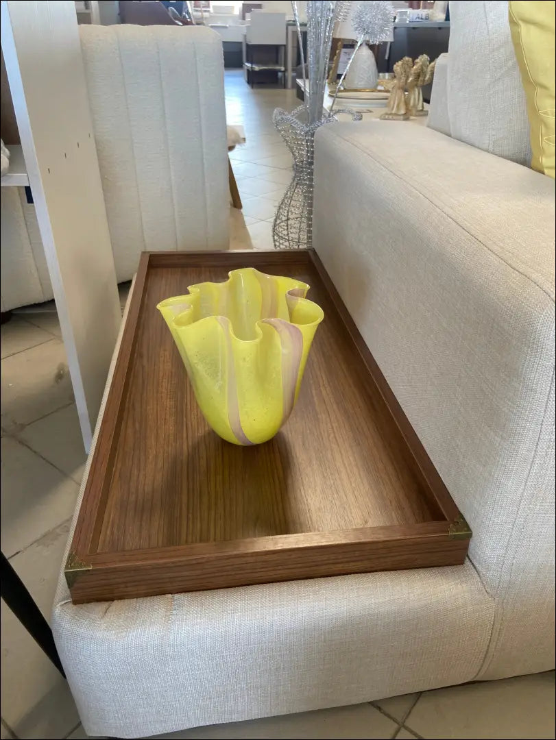 Sofa su šoniniu staliuku MI580 - €546 Save 65% __label:Pristatymas 1-2 d.d., color-kremas, color-ruda,