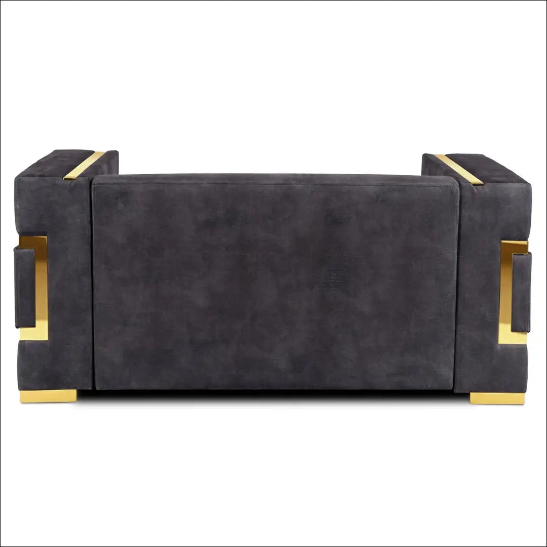 Sofa su veliūro audiniu juodos spalvos / auksinės TE1062 - €959 Save 15% __label:Pristatymas 5-14 d.d., elite,