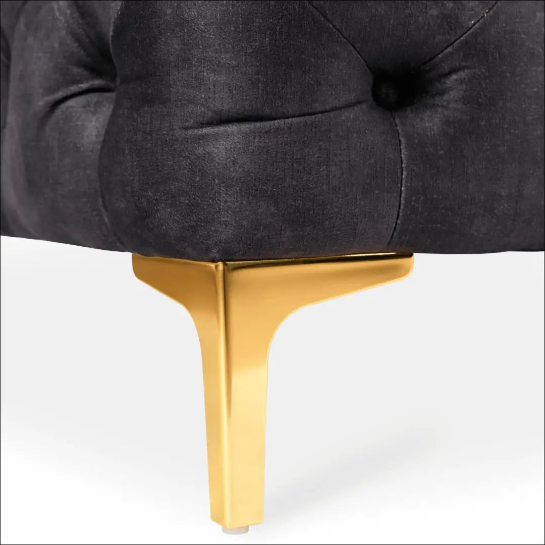 Sofa su veliūro audiniu juodos spalvos TE1071 - €854 Save 15% __label:Pristatymas 5-14 d.d., elite, over-200,