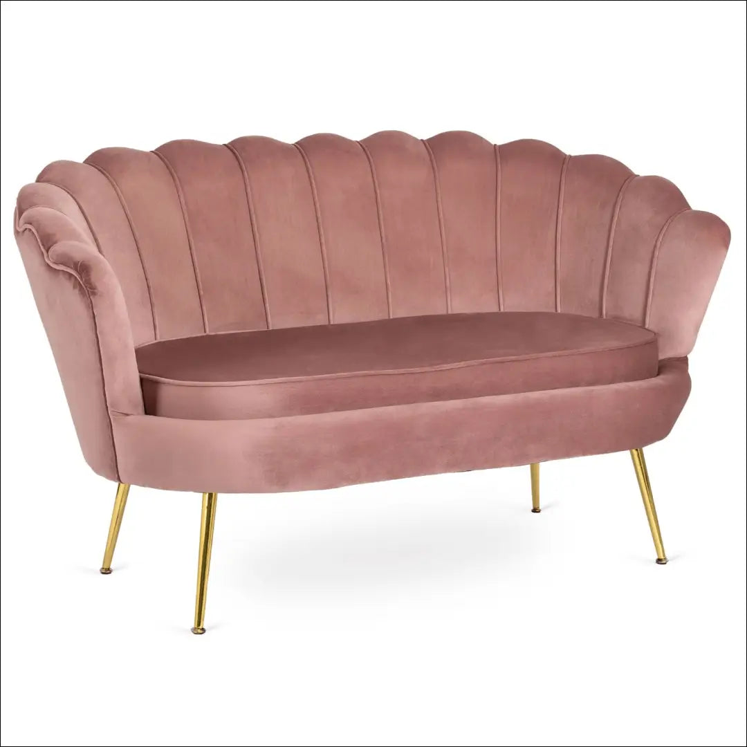 Sofa su veliūro audiniu rožinės spalvos TE294 - €297 Save 15% __label:Pristatymas 5-14 d.d., elite, over-200, uzsakomi,