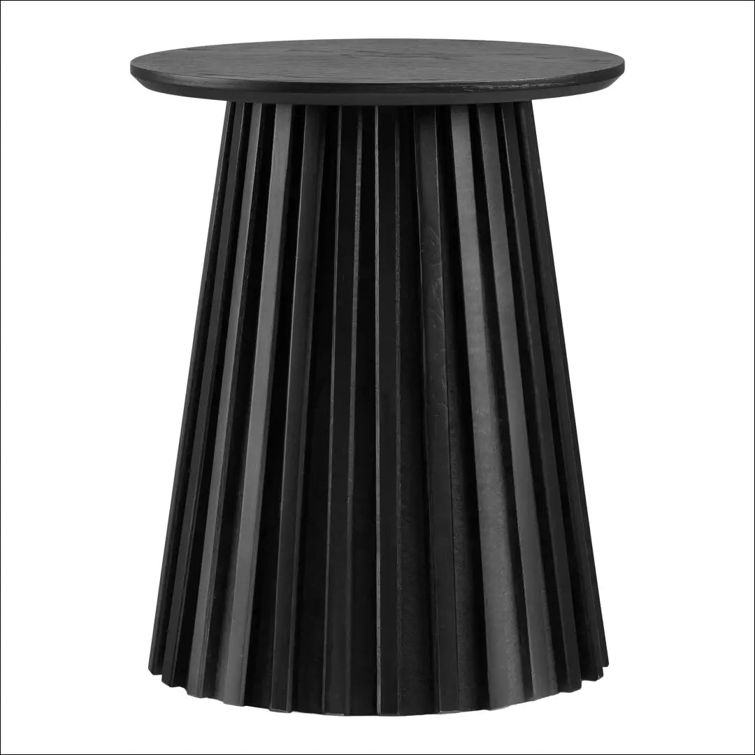 Šoninis staliukas ąžuolo fanera juodas ø40x50 cm RD350 - €227 Save 15% Juoda, nordic, over-200, Side tables, uzsakomi