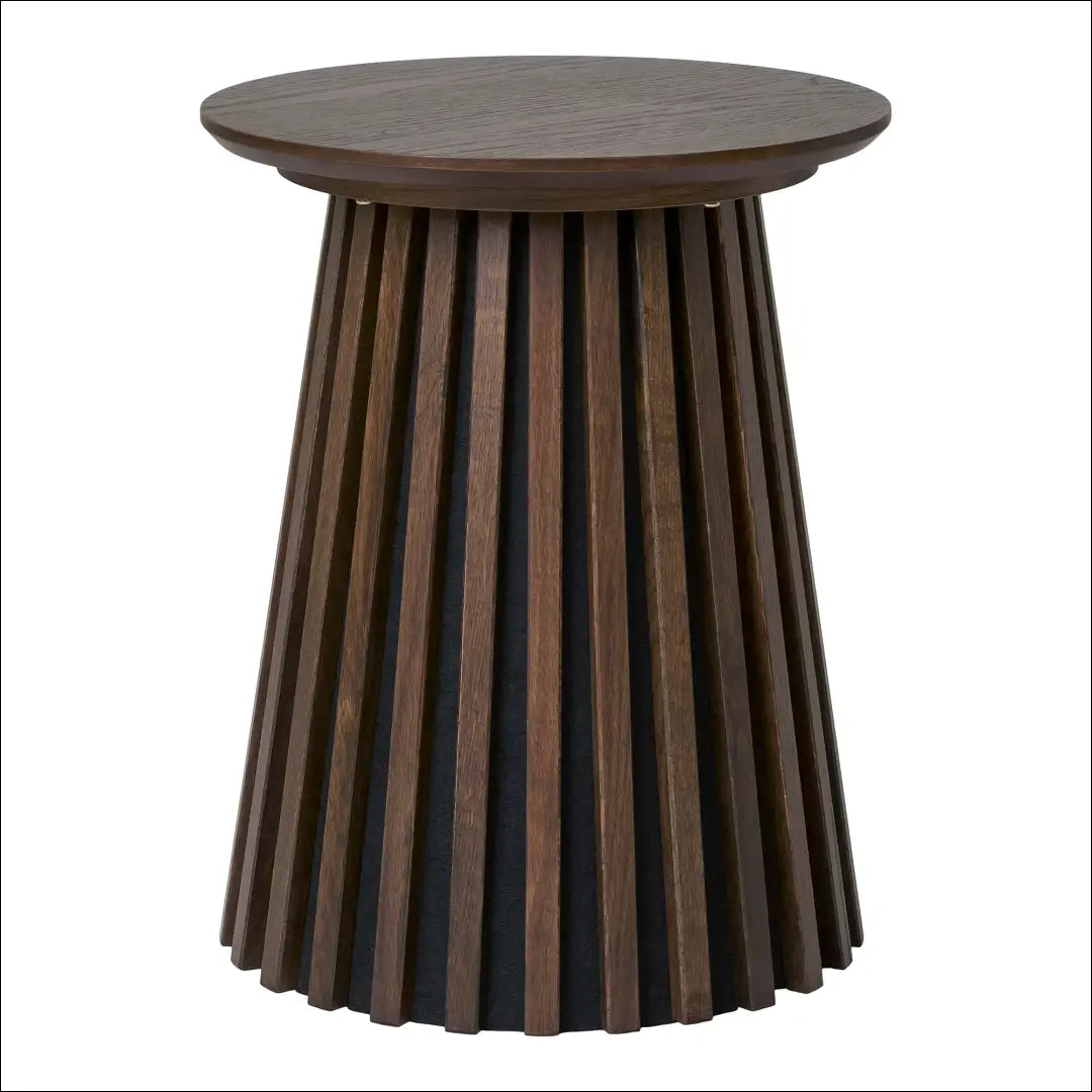 Šoninis staliukas ąžuolo fanera rūkytas ø40x50 cm RD349 - €227 Save 15% Dūminė, nordic, over-200, Side tables, uzsakomi