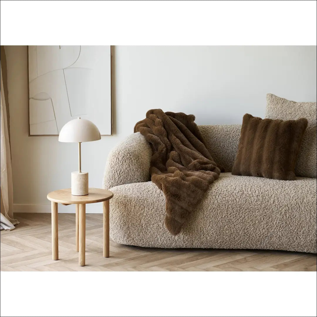 Šoninis staliukas ąžuolo spalvos natūralus ø40x40 cm RD381 - €90 Save 15% 50-100, Natūrali, nordic, Side tables,