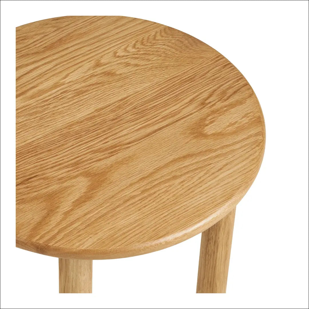 Šoninis staliukas ąžuolo spalvos natūralus ø40x40 cm RD381 - €90 Save 15% 50-100, Natūrali, nordic, Side tables,