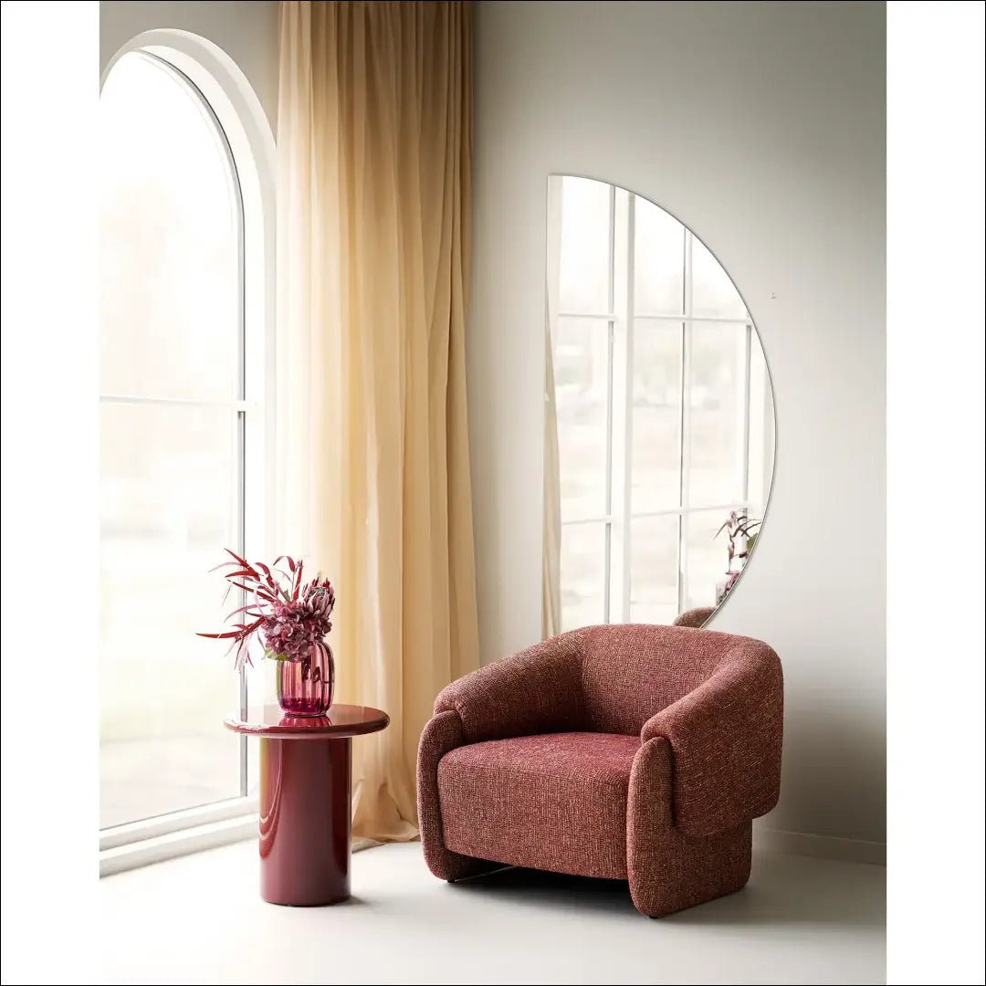 Šoninis staliukas bordo spalvos ø45x50 cm RD380 - €179 Save 15% 100-200, Bordeaux, nordic, Side tables, uzsakomi €100