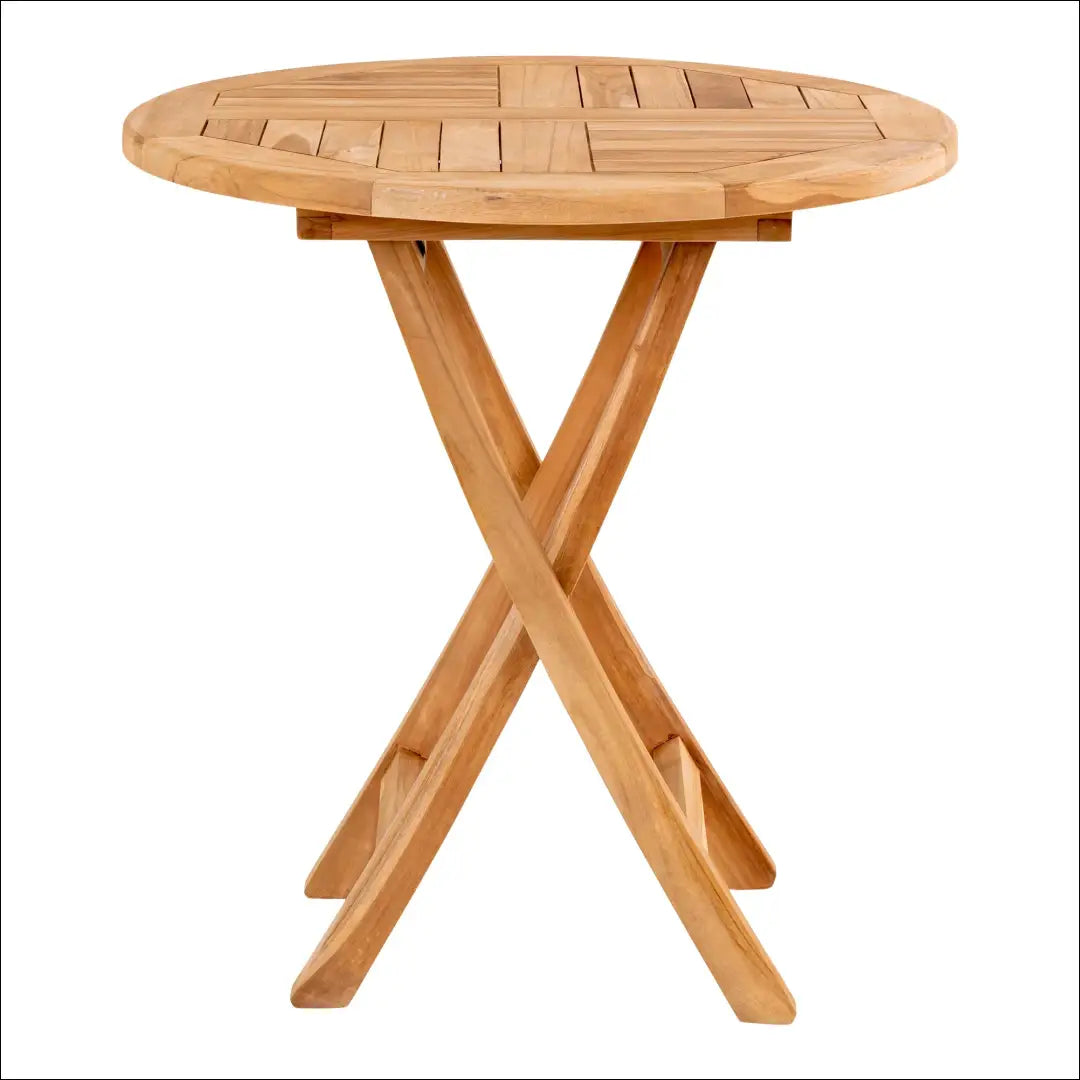 Šoninis staliukas iš tikmedžio natūralus ø70x75 cm RD1094 - €203 Save 15% Dining tables, Natūrali, nordic, over-200,