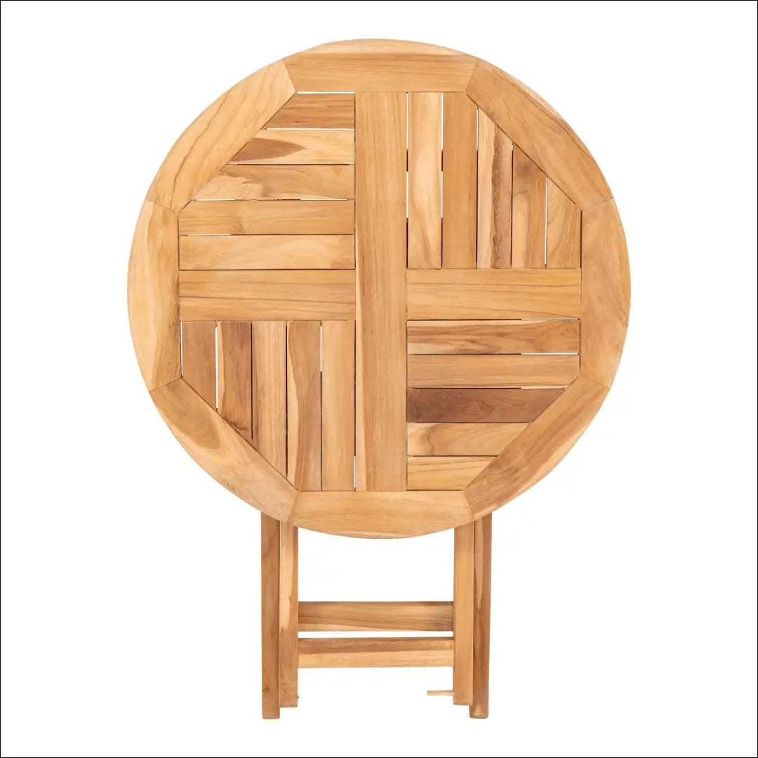 Šoninis staliukas iš tikmedžio natūralus ø70x75 cm RD1094 - €203 Save 15% __label:Pristatymas 5-14 d.d., Dining tables,