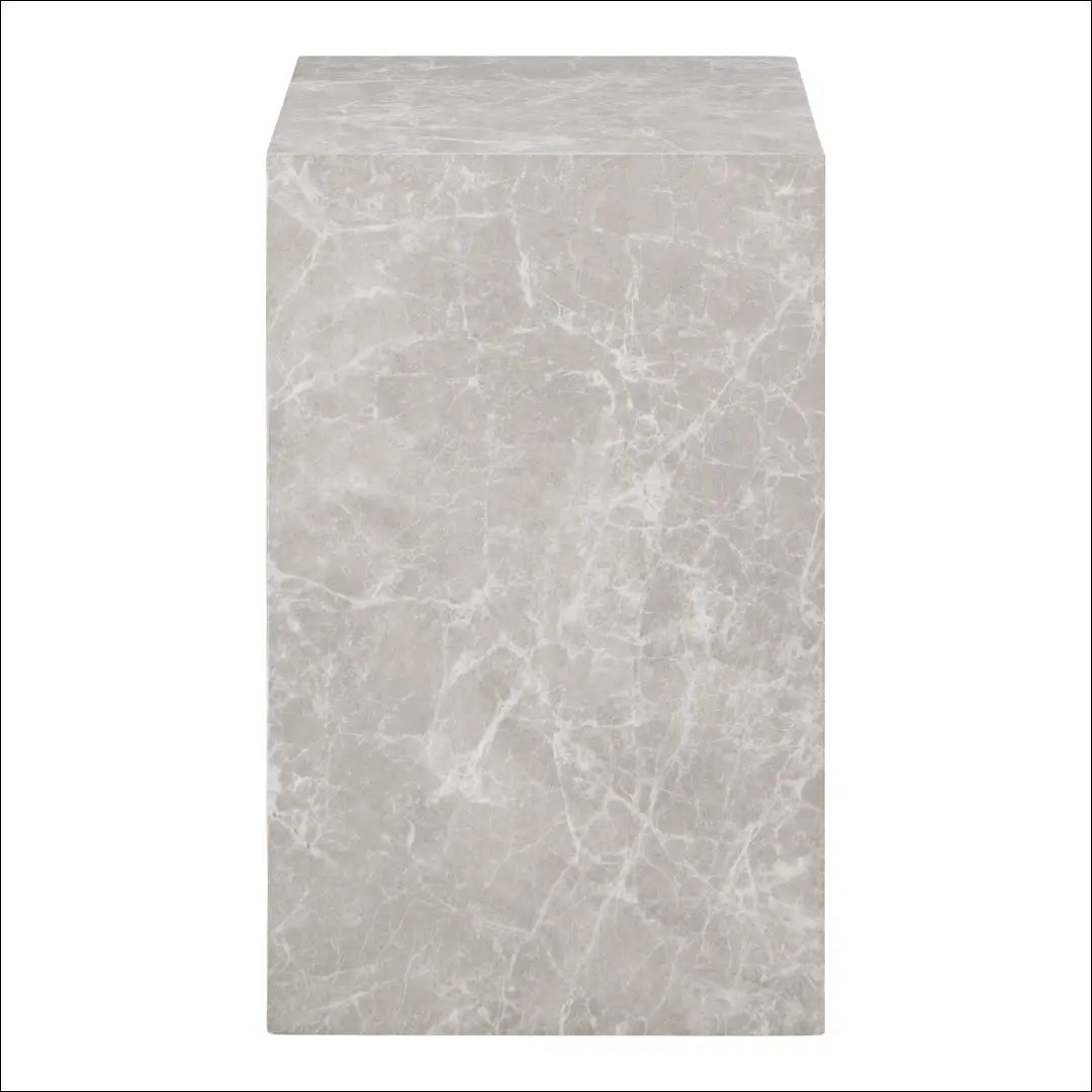 Šoninis staliukas marmuro imitacijos smėlio spalvos 30x30x50 cm RD340 - €75 Save 15% 50-100, Marble, nordic, Side