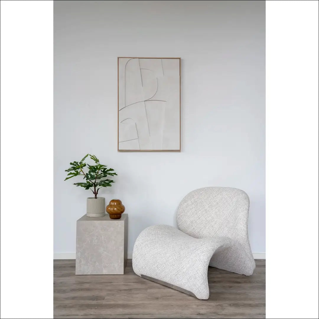Šoninis staliukas marmuro imitacijos smėlio spalvos 40x40x45 cm RD339 - €94 Save 15% 50-100, Marble, nordic, Side
