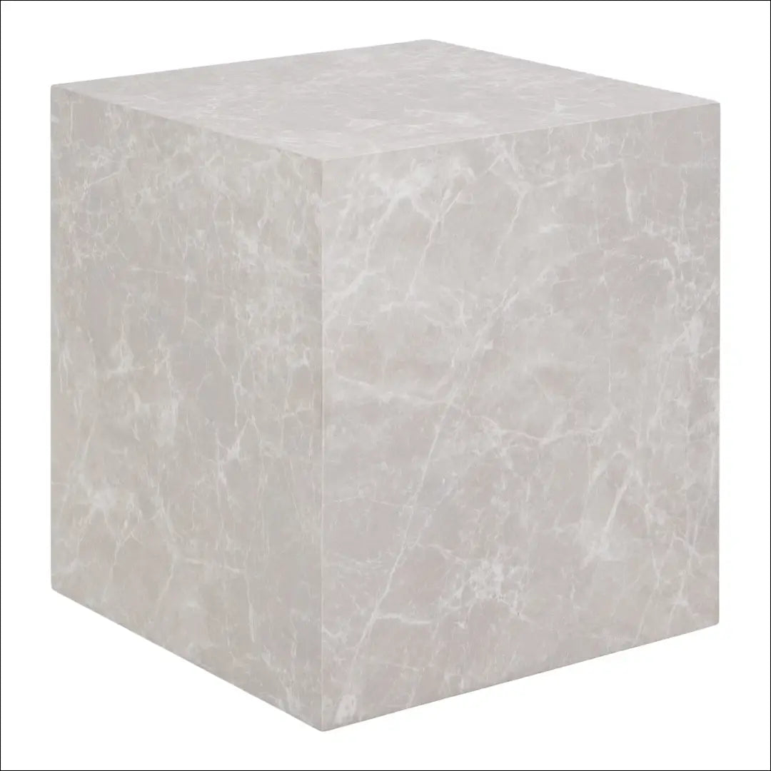 Šoninis staliukas marmuro imitacijos smėlio spalvos 40x40x45 cm RD339 - €94 Save 15% 50-100, Marble, nordic, Side