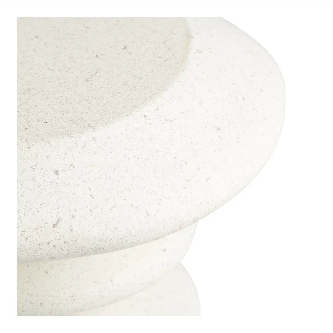 Šoninis staliukas molio pluoštas baltas 43x39x45 cm RD377 - €121 Save 15% 100-200, Balta, nordic, Side tables, uzsakomi