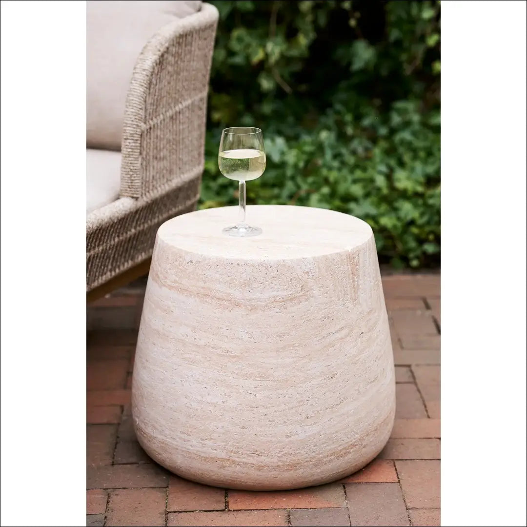 Šoninis staliukas molio pluoštas natūralus ø47,5x41 cm RD1113 - €145 Save 15% 100-200, Natūrali, nordic, Side tables,