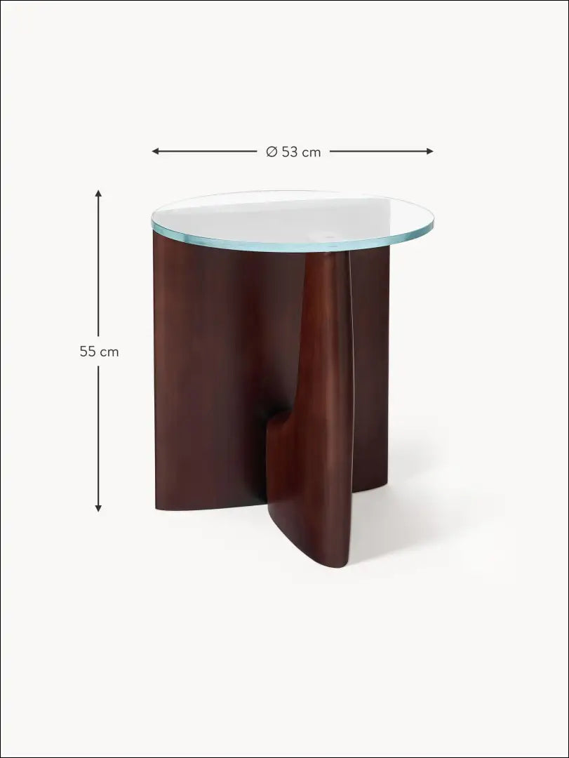 Šoninis staliukas SI1044 - €135 Save 55% 100-200, __label:Pristatymas 1-2 d.d., color-ruda, material-medzio-masyvas,